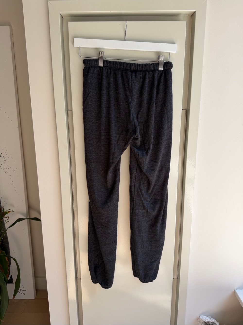 Spiritual Gangster Dark Grey Joggers with Cream Accents - Picture 2 of 3